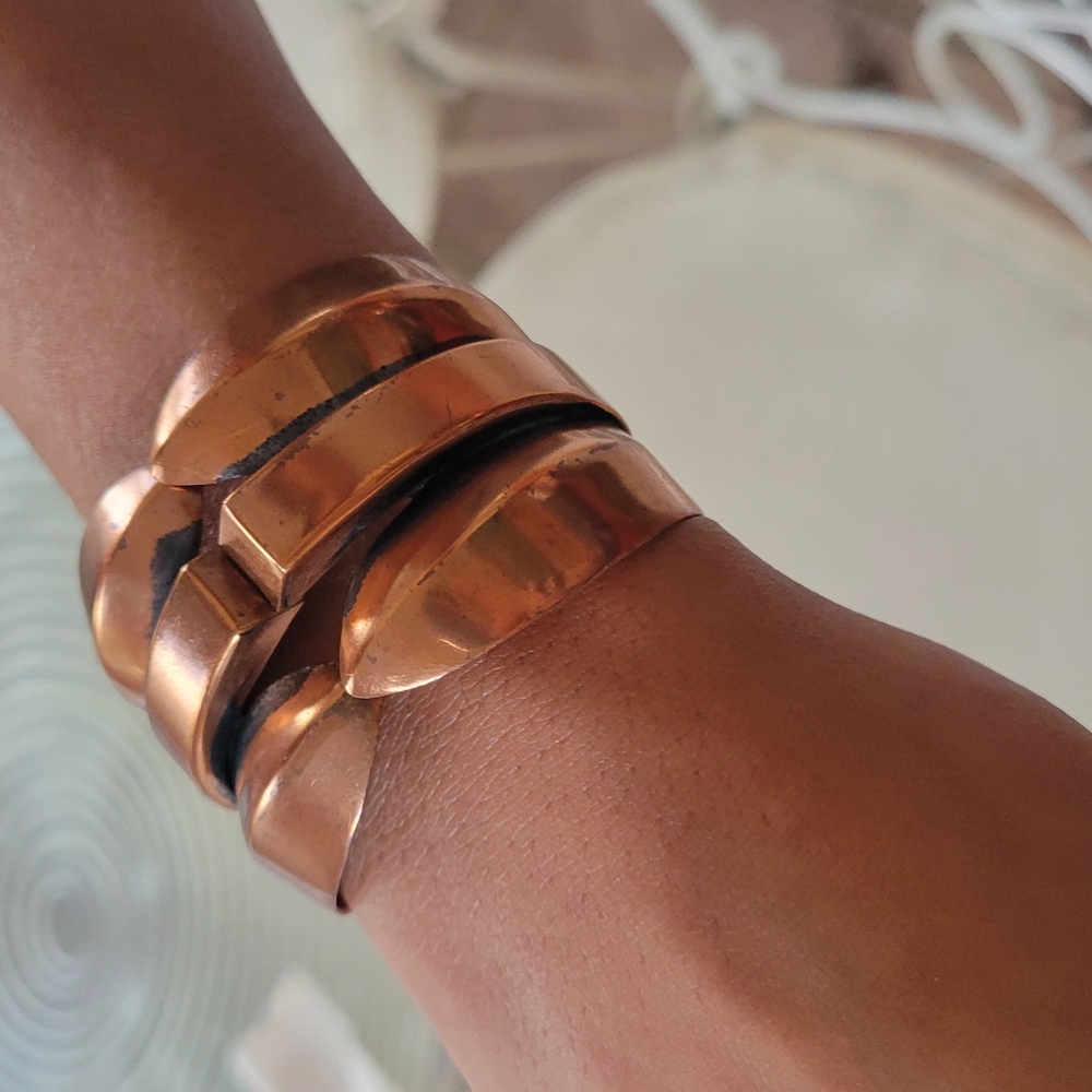Renoir Copper Modernist Clamper Cuff
